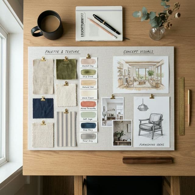 Yapay Zeka (AI) İle Moodboard Oluşturma Rehberi Konulu Mimari Render Blog Makalesi