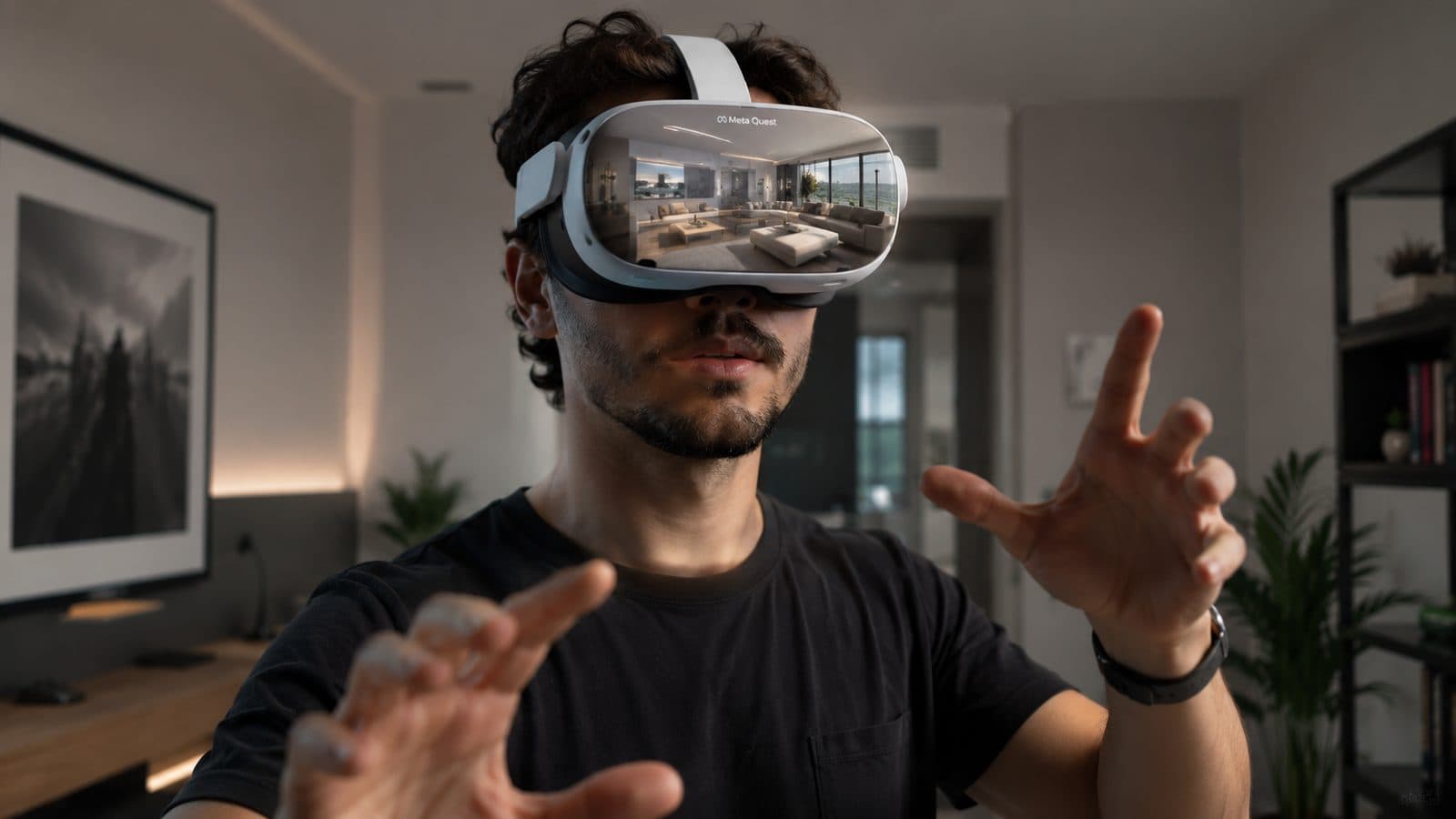VR gözlüğü ile mimari 360 sanal tur deneyimi