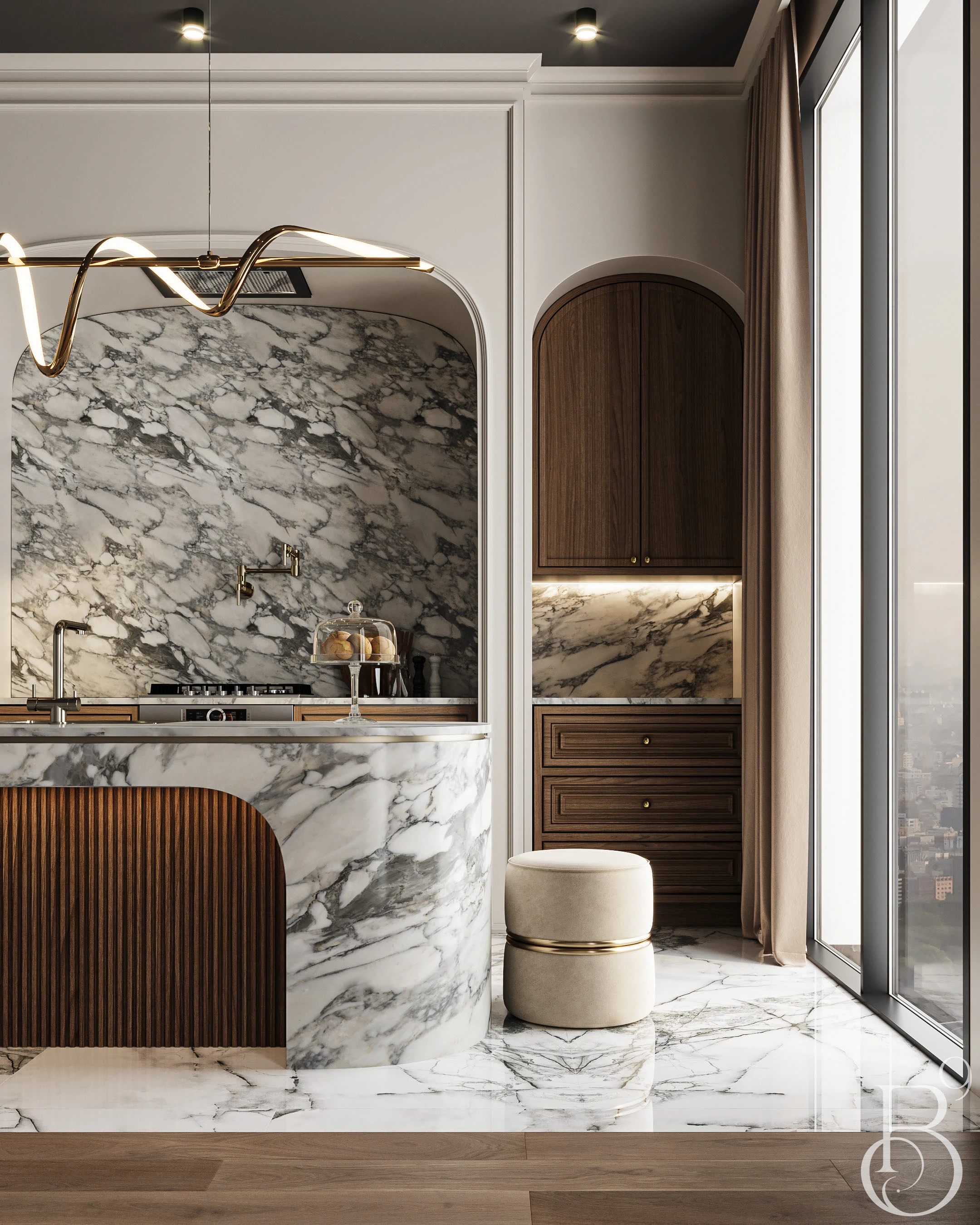 Kitchen Interior — Controlled Balance - Görsel 2