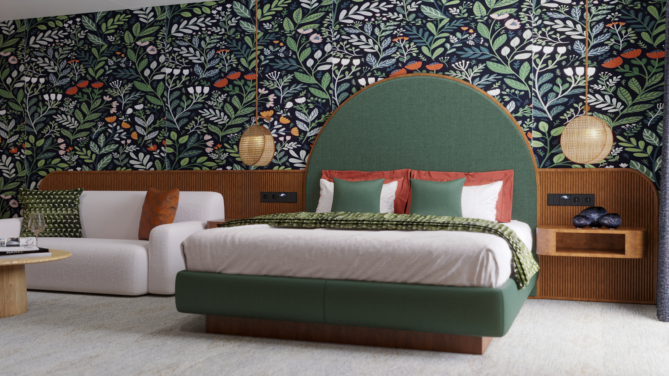 Cruise Ship Penthouse Veranda Cabin - Kaliteli Render Mimari Görselleştirme